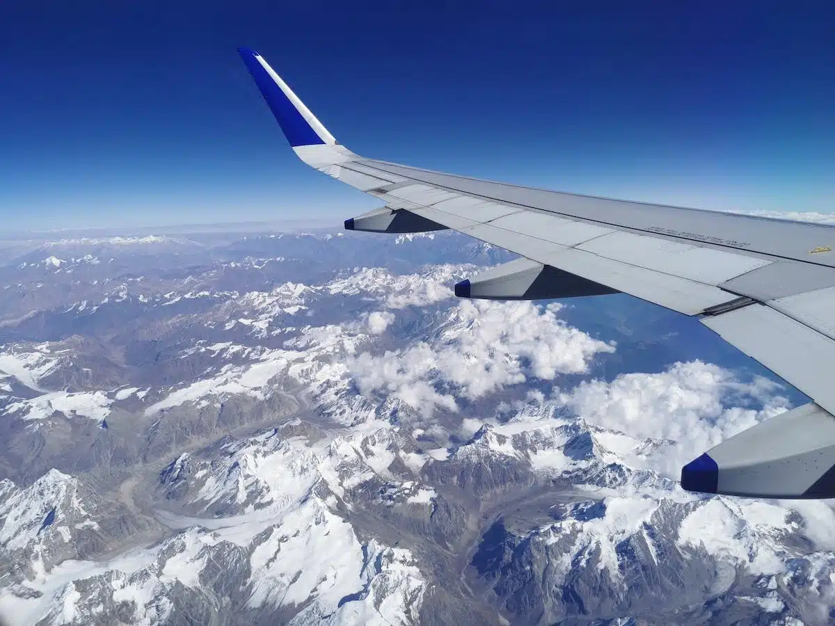 avion  montagne