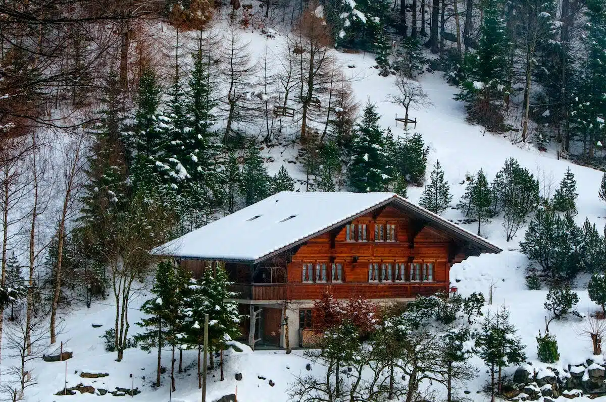 chalet neige